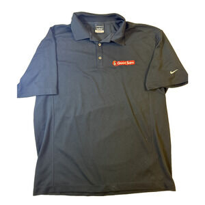 Nike Golf Polo Shirt Mens XL Navy Blue Dri-FIT Good Sam Embroidered‎ Swoosh Logo